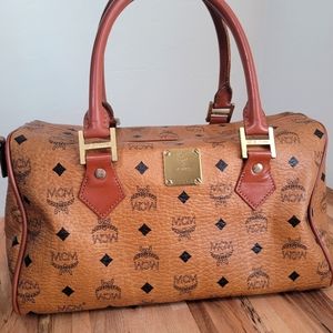 Vintage MCM Visetos Boston Bag